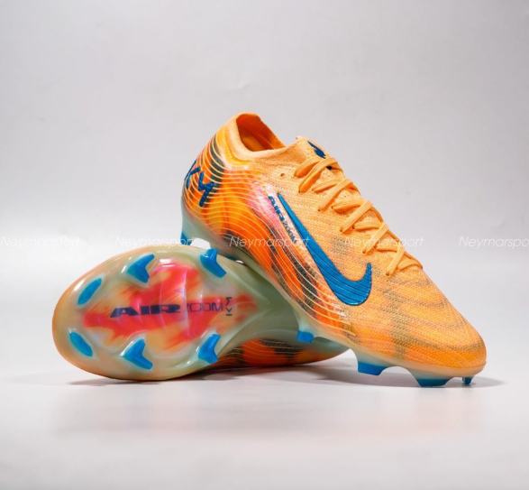 Nike Air Zoom Mercurial Vapor 16 Elite FG Mbappé Personal Edition - Melon Tint/Neo Turquoise/Igloo FQ8683-801